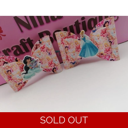 Disney Princess Hair Bow Set